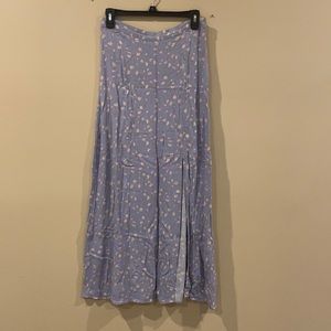 Floral maxi skirt